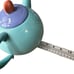 Vintage Lindt-Stymeist Colorways Teapot Turquoise Blue Periwinkle Rare 80s