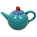 Vintage Lindt-Stymeist Colorways Teapot Turquoise Blue Periwinkle Rare 80s