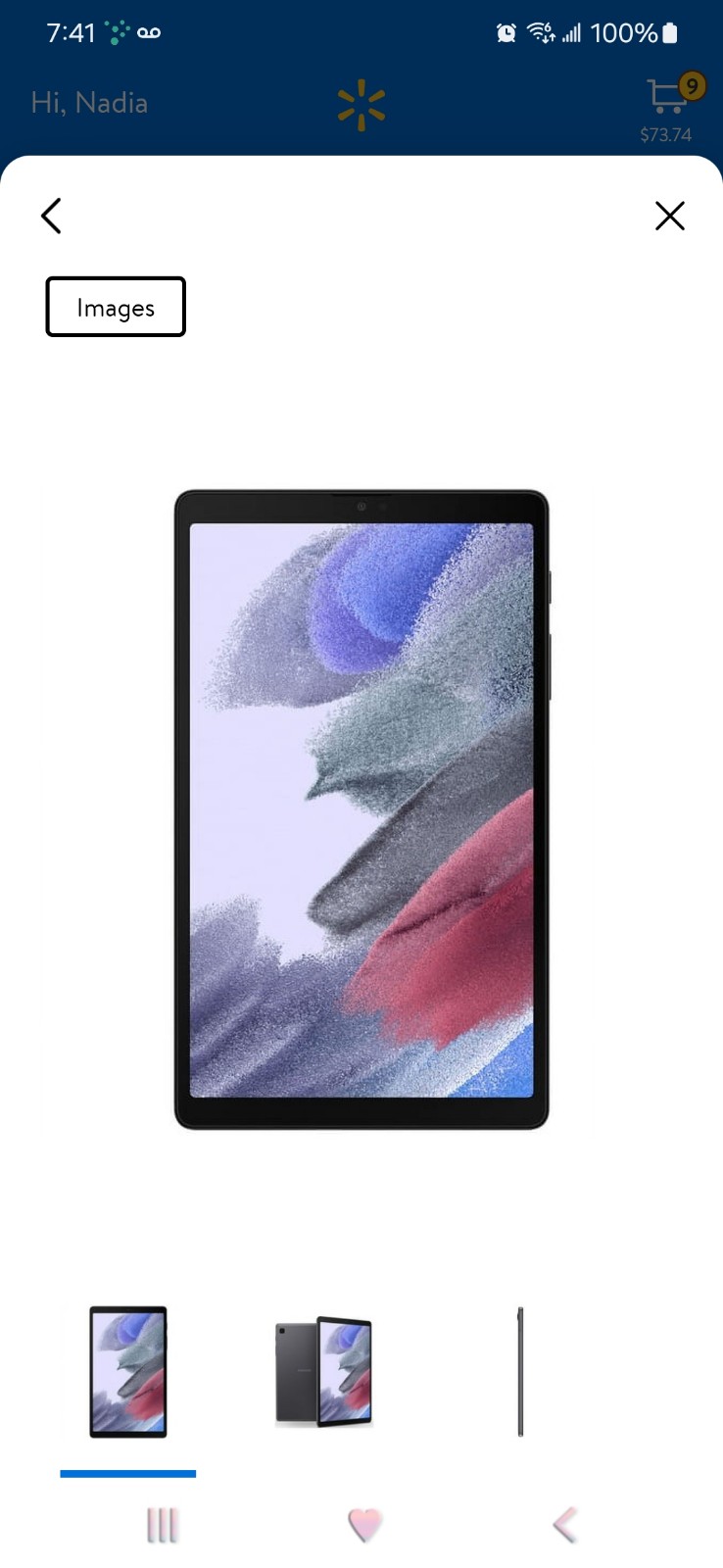 Samsung Galaxy Tab A7 Lite 32GB in Gray
