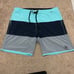 Lot Of 3 Hurley Swim Trunks Size 38 Gray Blue Inseams Vary