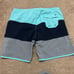 Lot Of 3 Hurley Swim Trunks Size 38 Gray Blue Inseams Vary