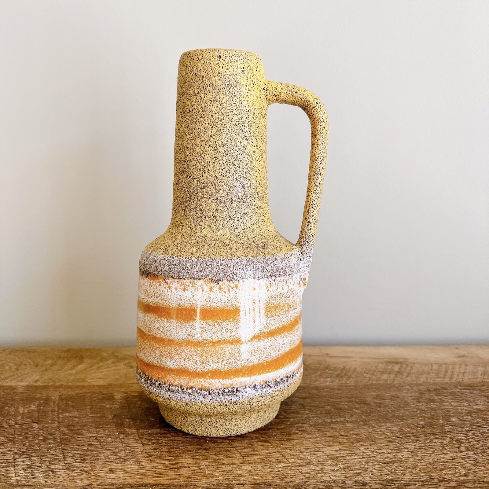 Vintage East German Pottery Vase -Veb Haldensleben 4070B