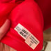 Vintage Christian Dior 100% Silk Red Maxi Dress V-neck