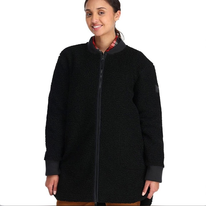 NWT Outdoor Research Black Juneau Sherpa Fleece Coat
