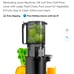 Masticating Juicer Machines, 4.8-inch Slow Cold Press Juicer with Larger Feed