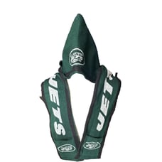 Forever Collectibles New York Jets Knit Made in USA Hat Scarve Hand Pockets Vint
