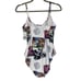 Swimnista James Peter Henry White One-Piece Bathing Suit | Size L