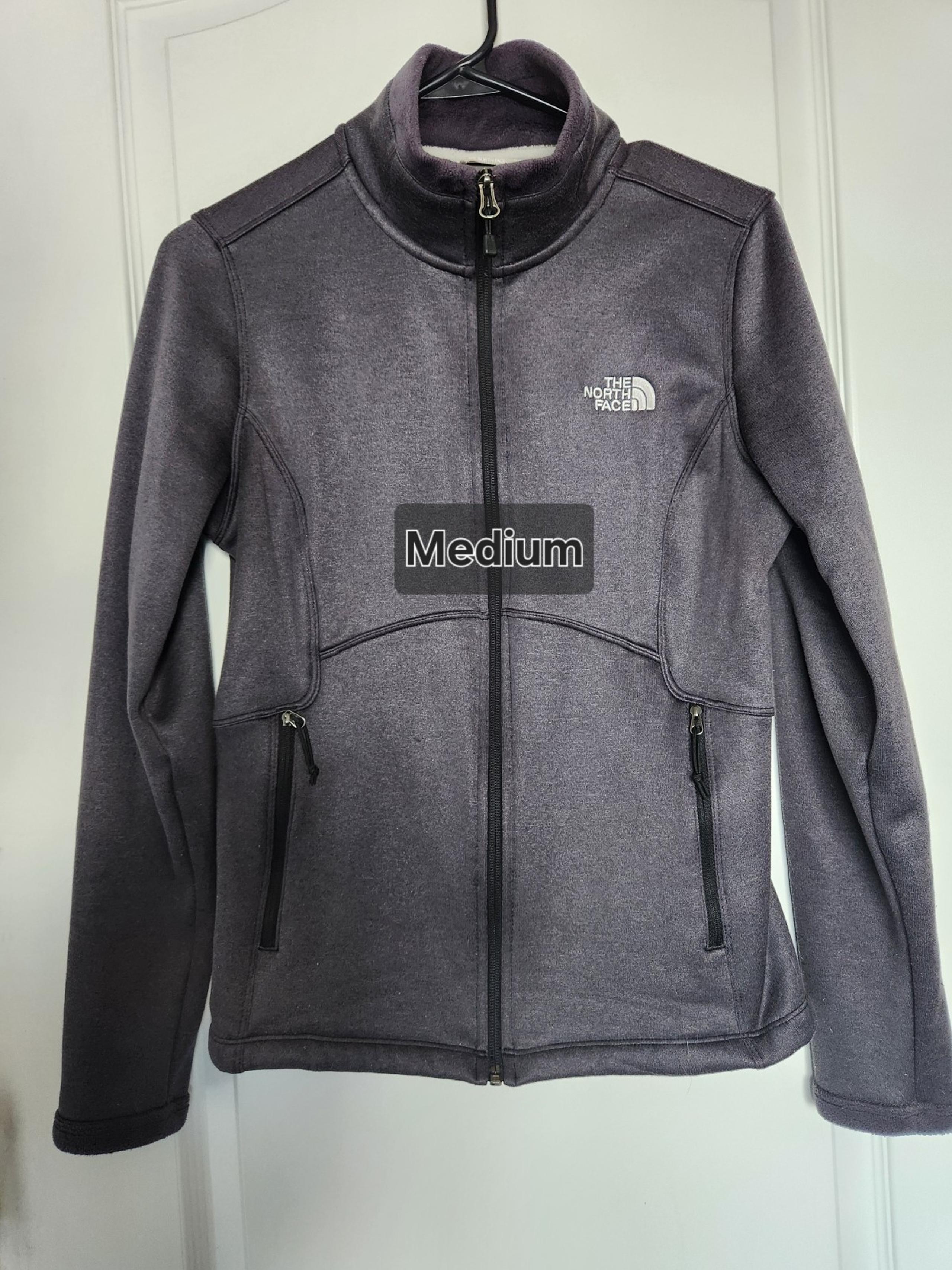 Womens North Face Hoodless Zip-up Fleece