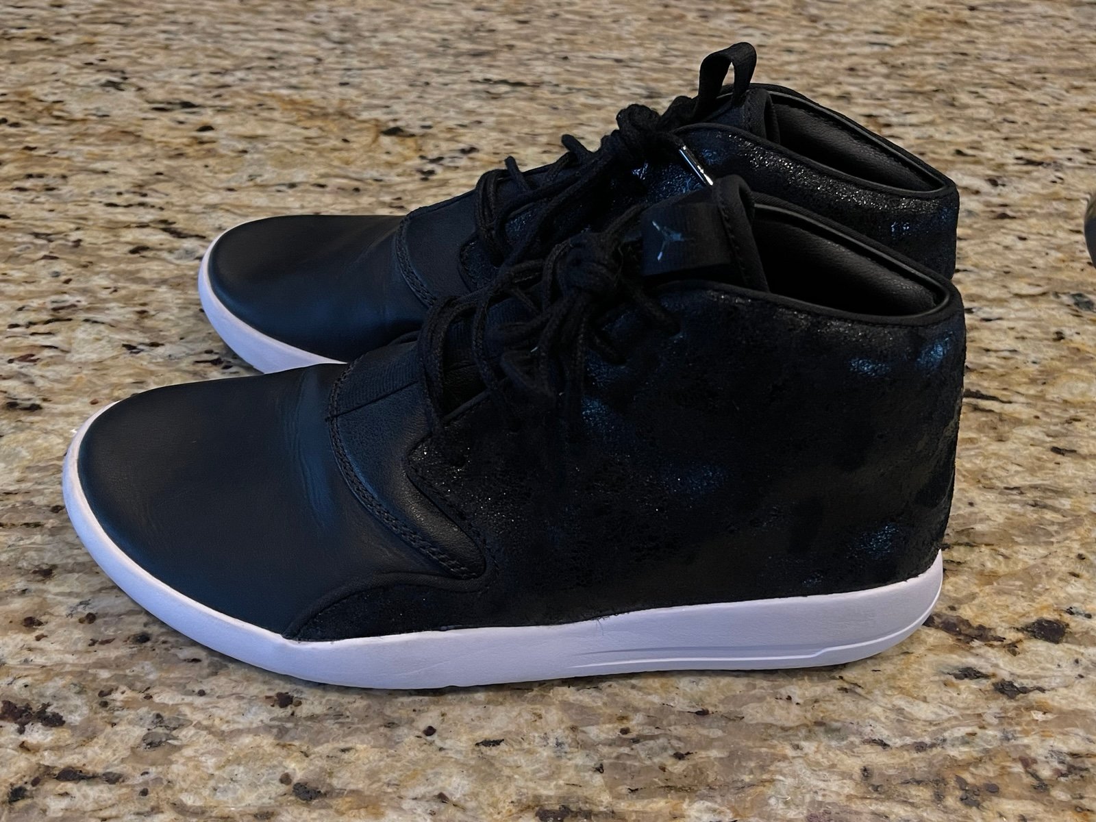Nike Mens Air Jordan Eclipse Chukka Black Basketball Shoes Sneakers Size 8.5 EUC