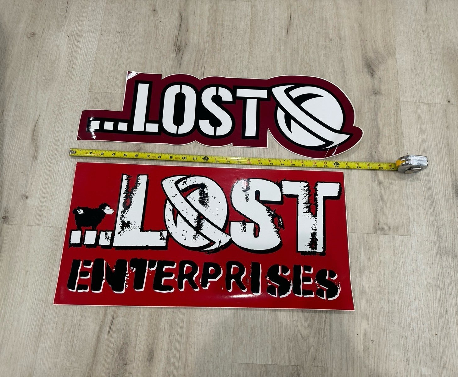 Massive Lost Enterprises Surf Skateboard Stickers set of 2