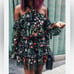 Alexis Adeline Embroidered Open Shoulders Mini Floral Dress Size Small