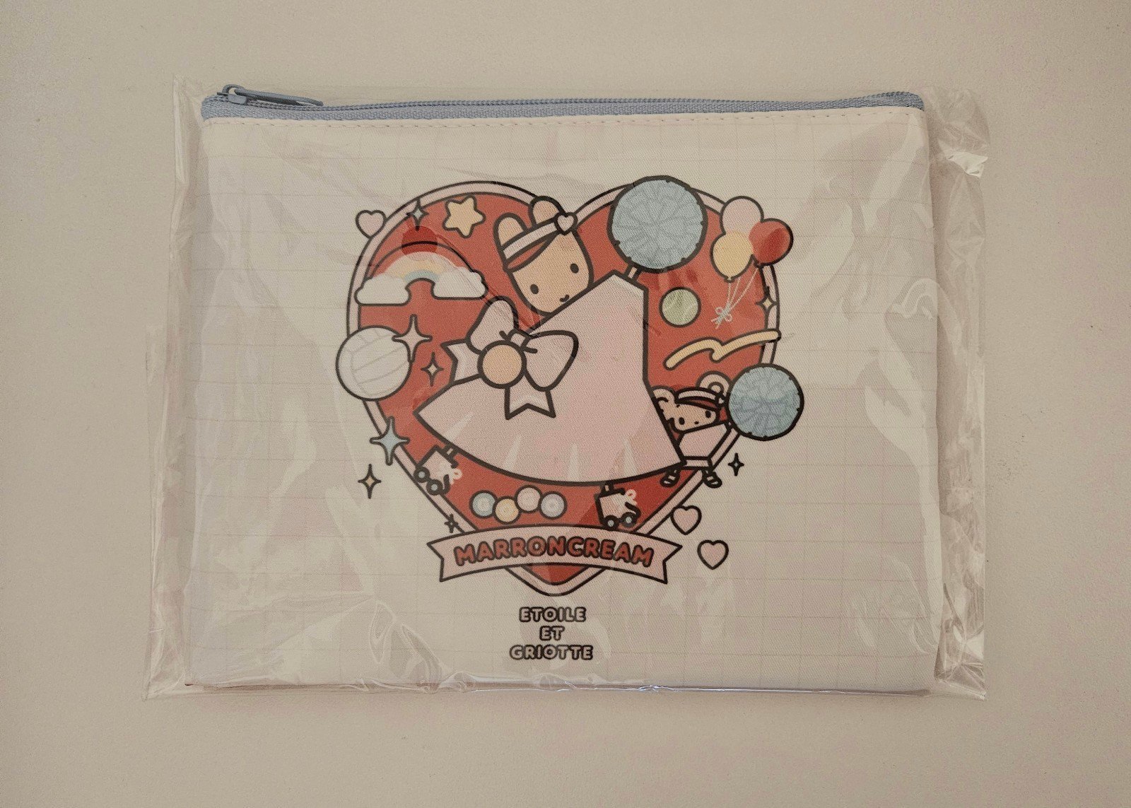 Marron Cream Pouch: Toilet et Groitte