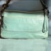 Coach Mandy Legacy Shoulder Bag Pond Blue Leather Medium Vintage