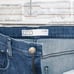 AYR Women's The POP Jeans frayed Crop Denim Jeans in blue size 34S