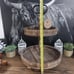 2 Tier Farmhouse Tray Decorative Tray Brown With Metal Handle Farmhouse Decor