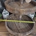 2 Tier Farmhouse Tray Decorative Tray Brown With Metal Handle Farmhouse Decor