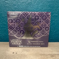 Pokemon Center Exclusive Paldean Fates ETB Elite Trainer Box New Sealed