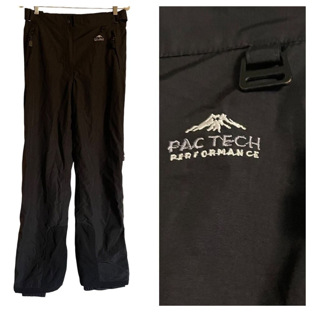 Pacific Trail PacTech HydroVent Waterproof Insulated Snow Ski Black Womens Pants
