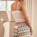 NWT Anthropologie Liv Lee Print Wild Tiger Print Boxer Pajama Shorts