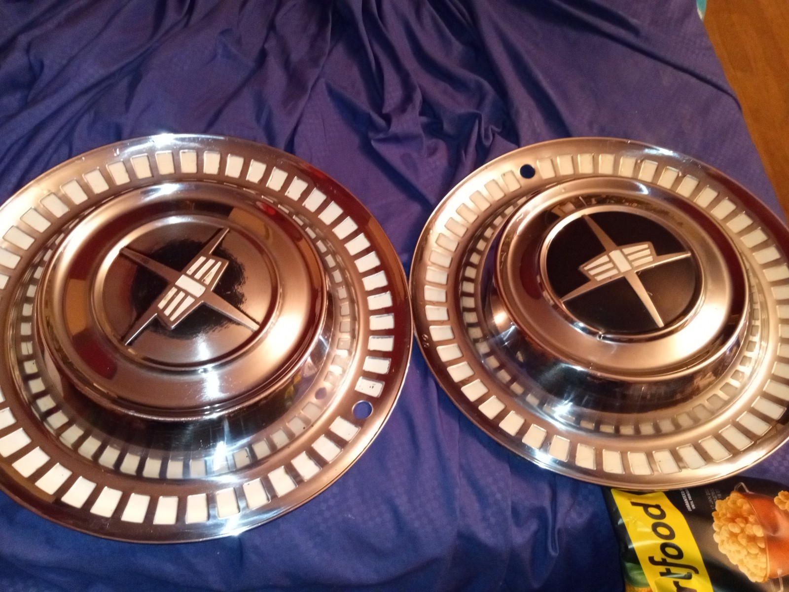 2-15 1956 dodge hubcaps