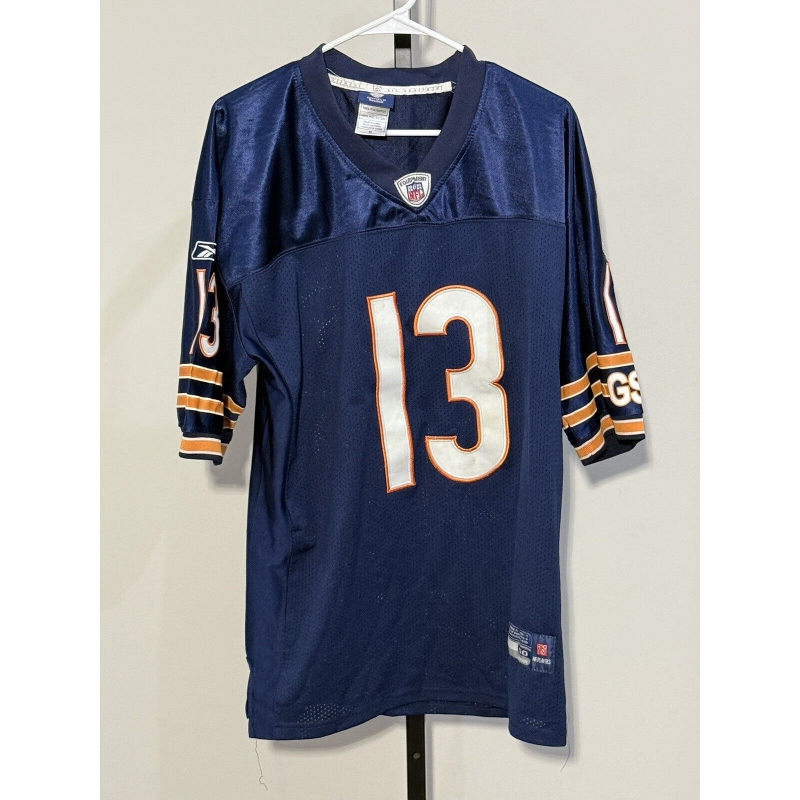 Johnny Knox #13 Chicago Bears NFL Football Reebok On Field Jersey. Size 50