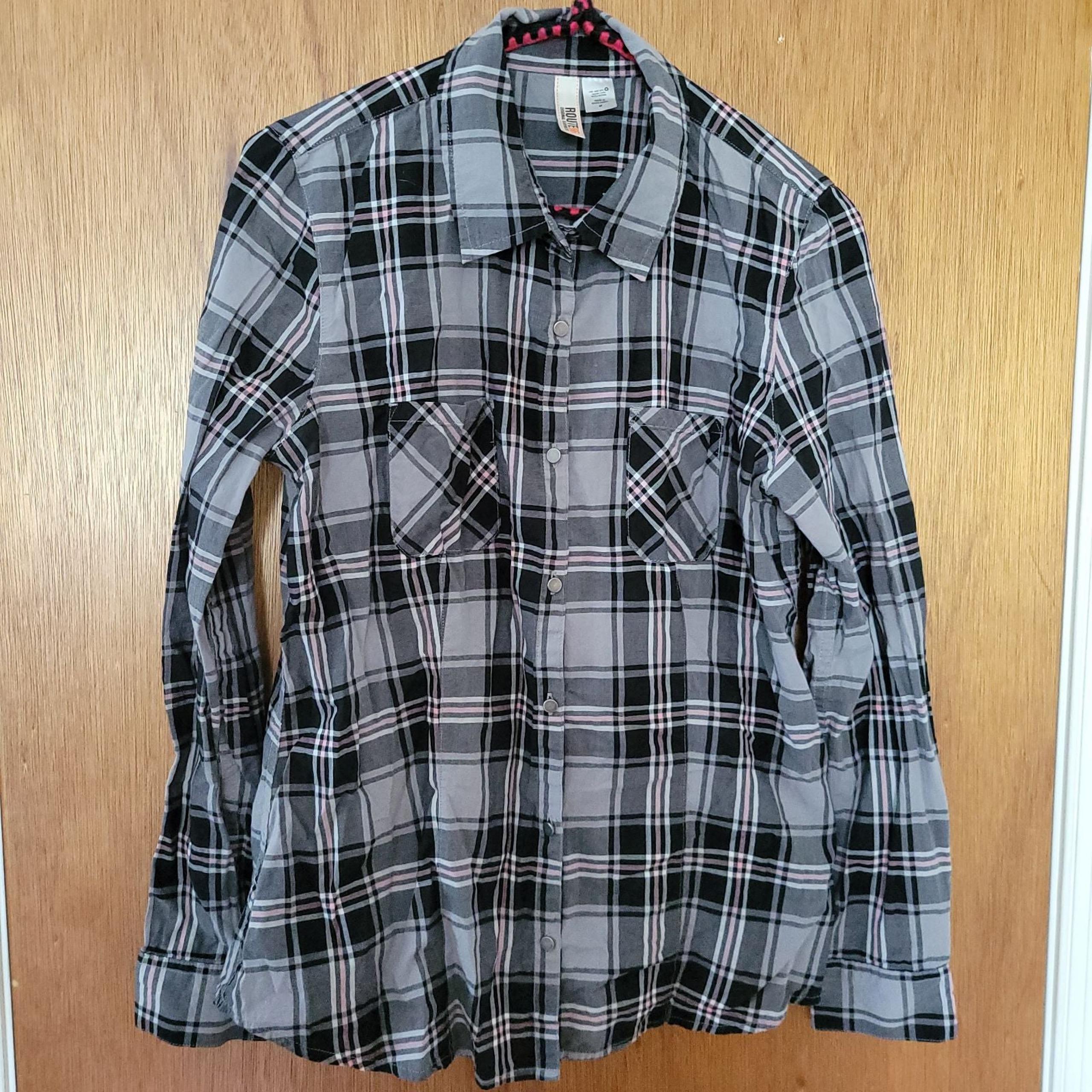 Grey Plaid Flannel
