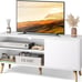 TV Stand for 55 Inch TVs, Entertainment Center with Storage Cabinet