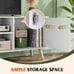 TV Stand for 55 Inch TVs, Entertainment Center with Storage Cabinet