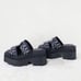 Size 6 Wrath Bullet Stud Brass Knuckle Platform Goth Sandals Demonia