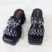 Size 6 Wrath Bullet Stud Brass Knuckle Platform Goth Sandals Demonia