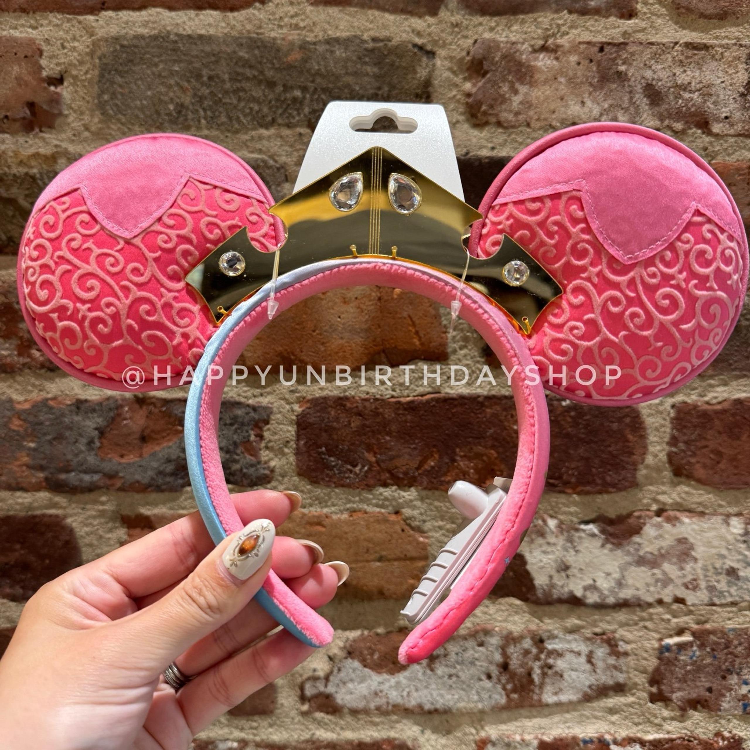 Disney Parks Aurora Pink & Blue Ear Headband