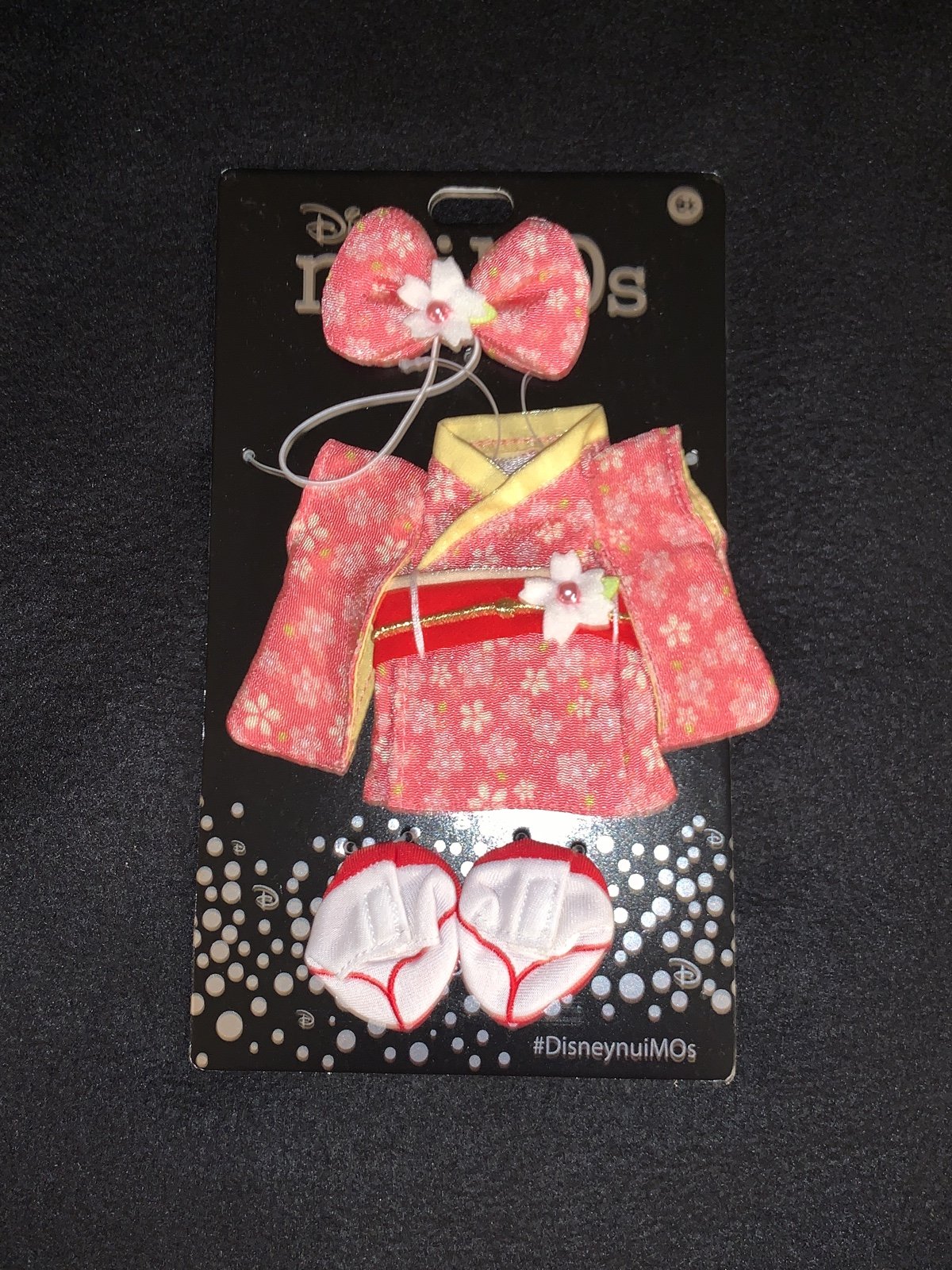 Disney Japan nuiMOs Pink Sakura Cherry Blossoms Kimono Costume new