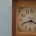 Wooden Wall Clock with Ducks In Pond on Glass