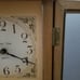 Wooden Wall Clock with Ducks In Pond on Glass