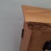 Wooden Wall Clock with Ducks In Pond on Glass
