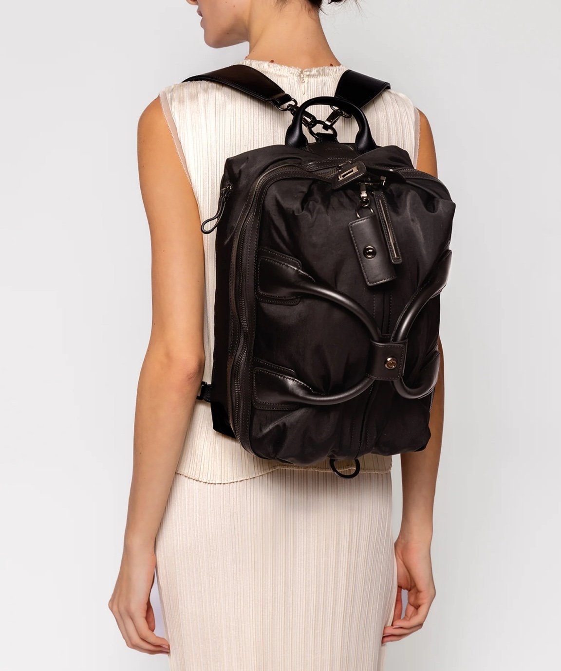 CARAA Studio Bag Medium in Gunmetal Hardware 420 Retail
