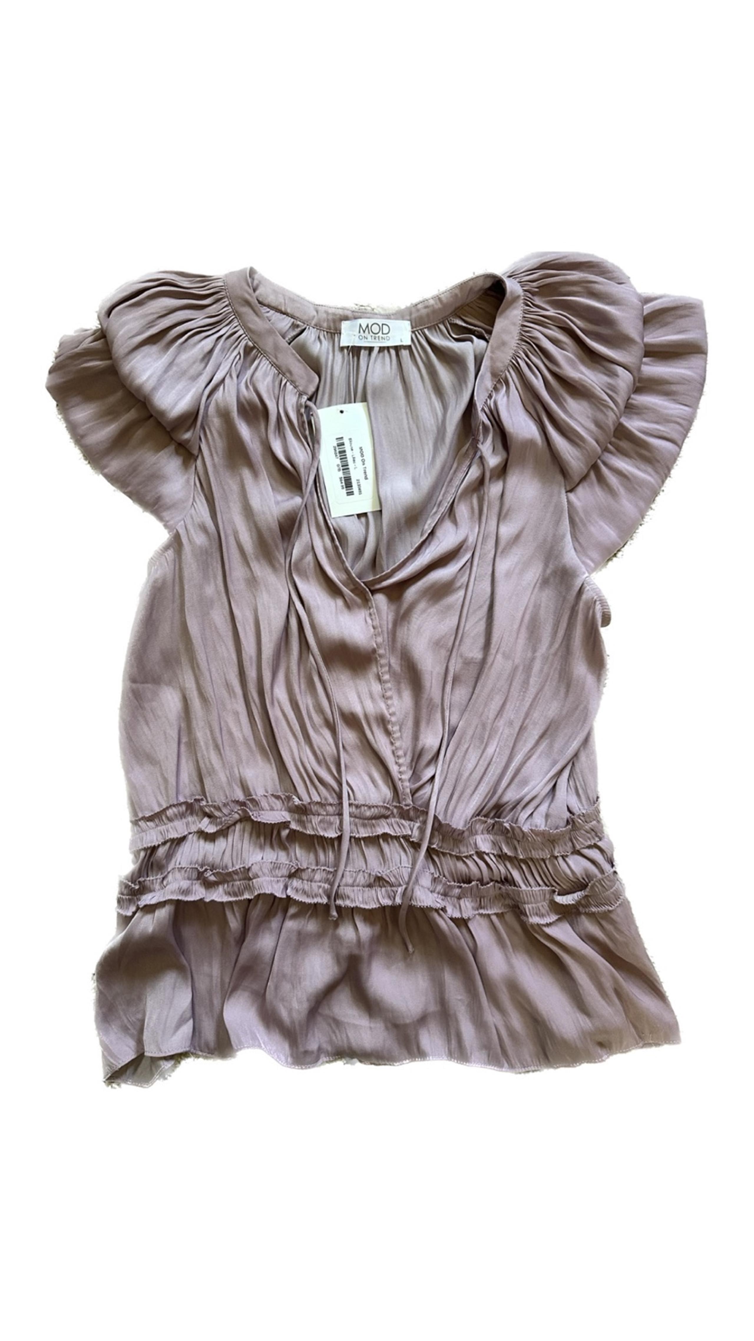 MOD on Trend NWT Silky Mauve Blouse