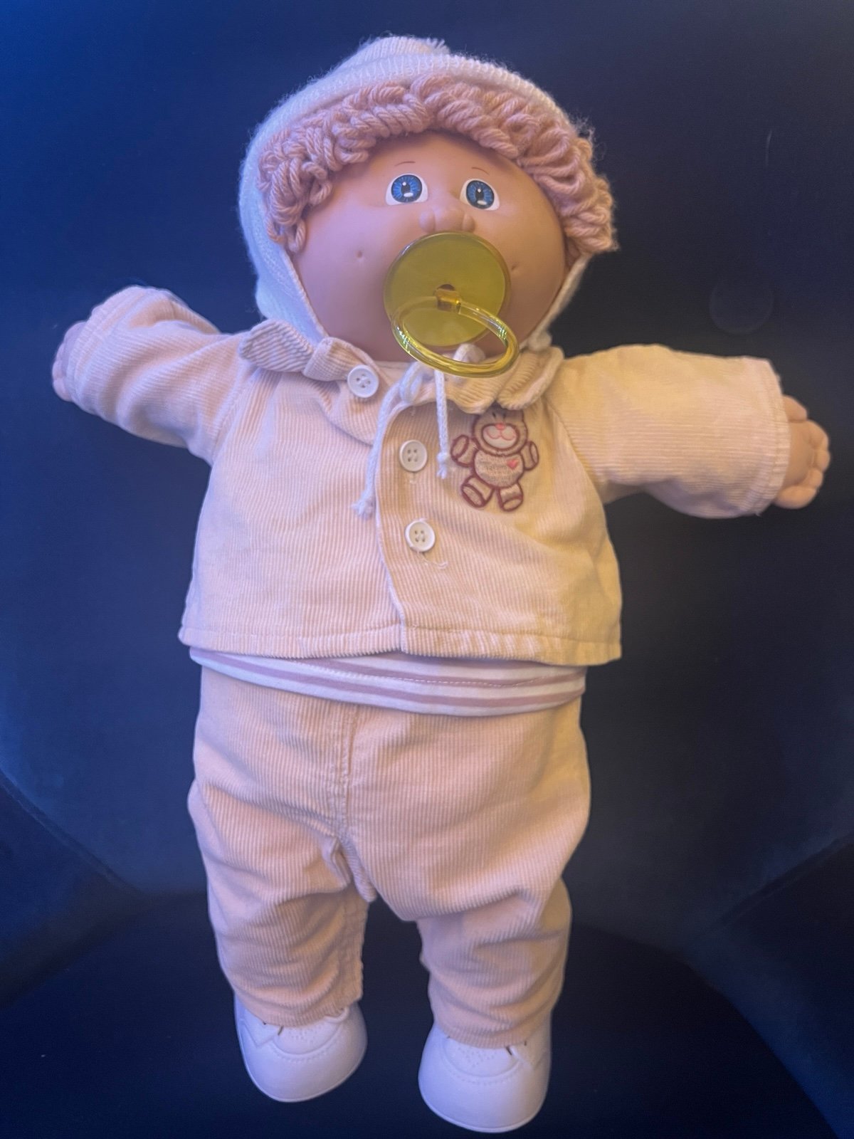 1985 Vintage Cabbage Patch Kid Boy Doll with Pacifier