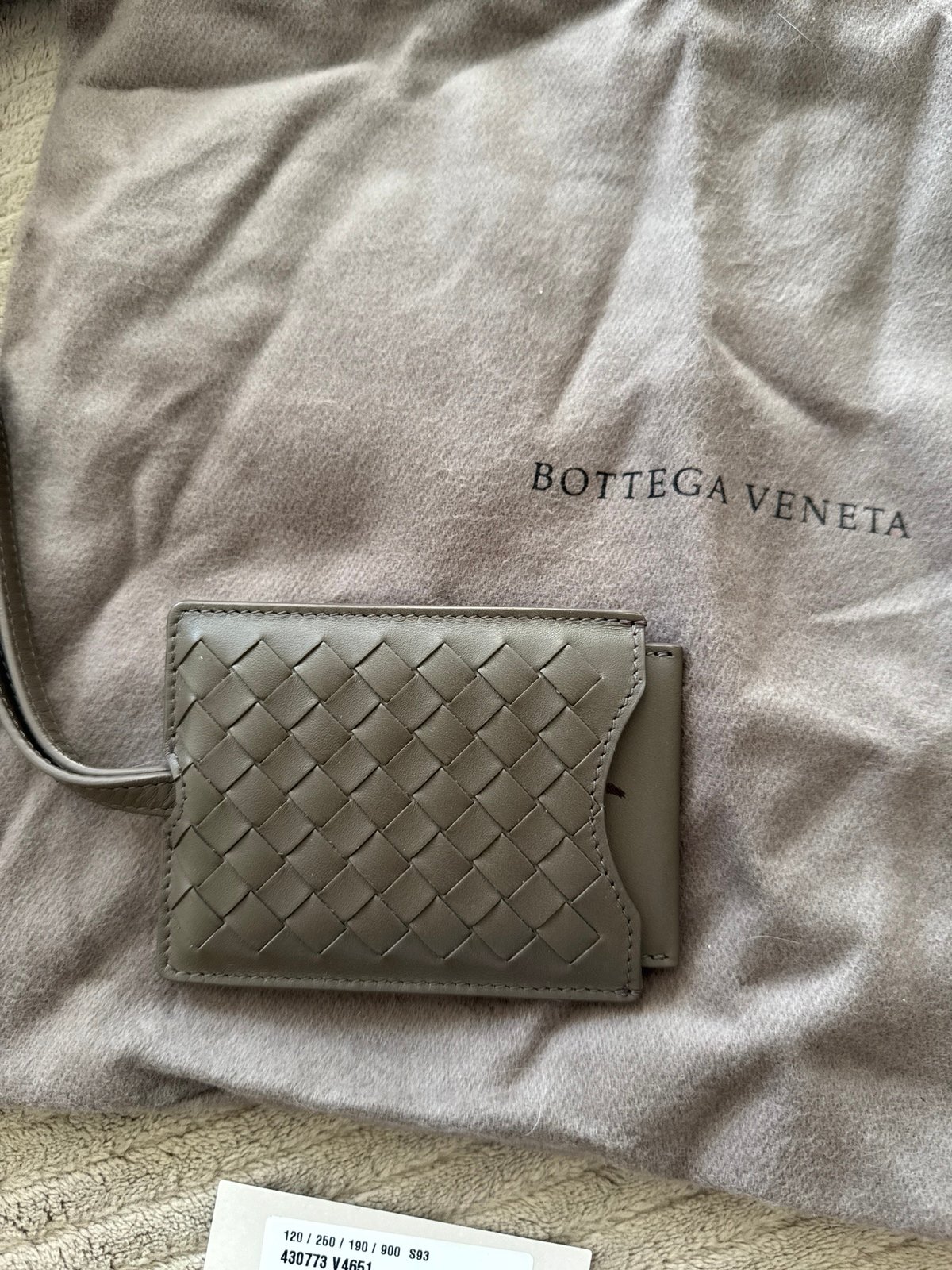 Bottega Veneta luggage tag