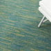 5' x 7' Classic Solid Contemporary Blue GreenArea Rug-J3SD