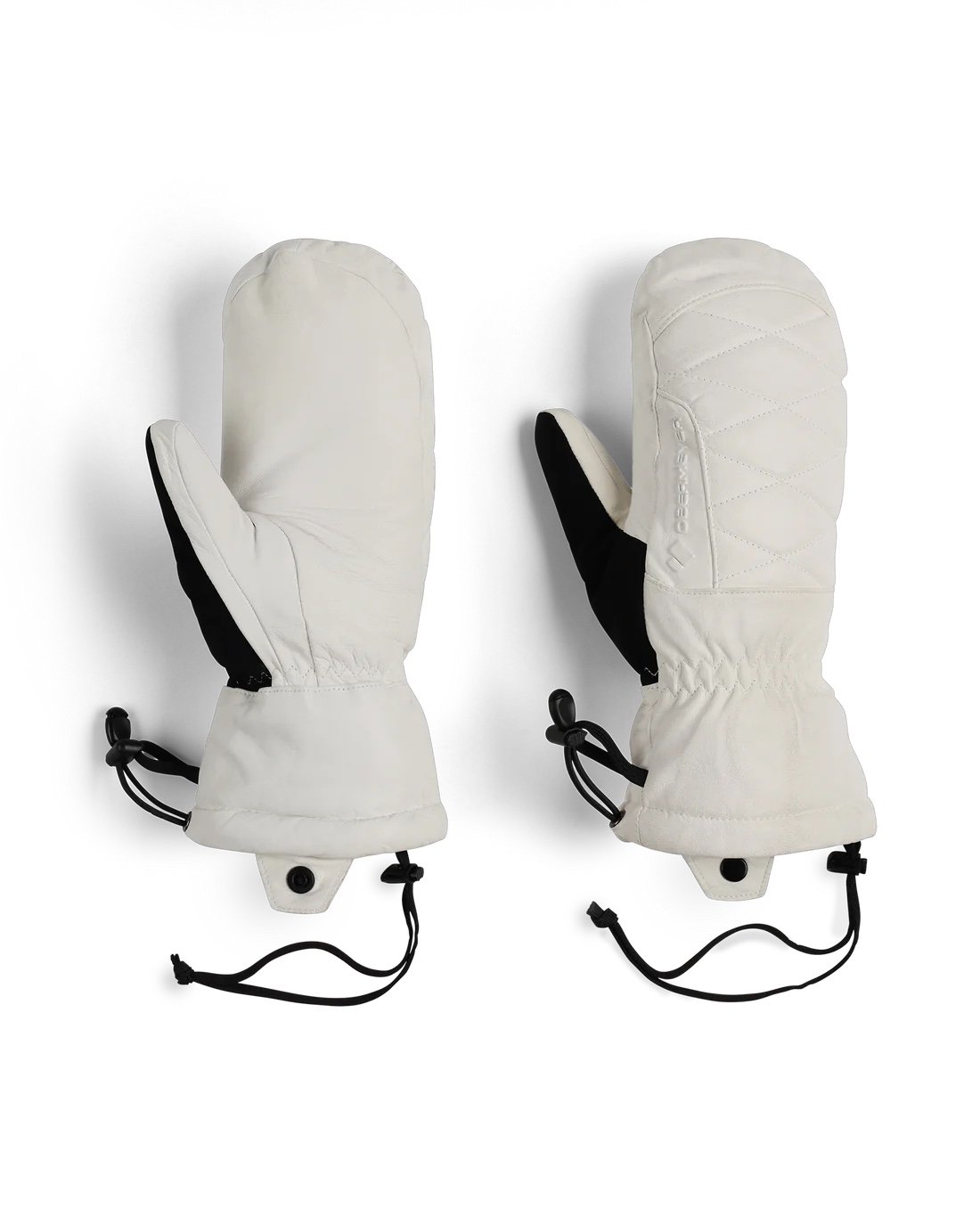 Obermeyer leather down mittens