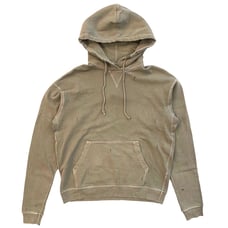 John Elliott Men's Folsom French Terry Distressed Ripped Hole Hoodie Sweatshirt