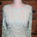 Free People Jen's Pirate Booty Mint Green Crochet Bikini Coverup Dress XS