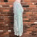 Free People Jen's Pirate Booty Mint Green Crochet Bikini Coverup Dress XS