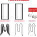 Expandable Rack for Under Cabinet with 4 DIY Storage Positions - Pan Organizer