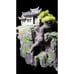Large Asian House on Rock Aquarium Ornament Fish Tank Decoration