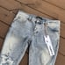 Purple jeans