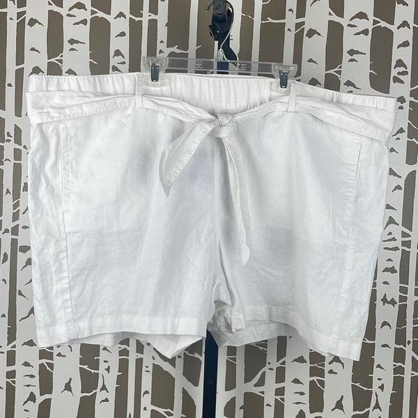 Eddie Bauer Linen Wave Break Tie Short NEW 50 XXL