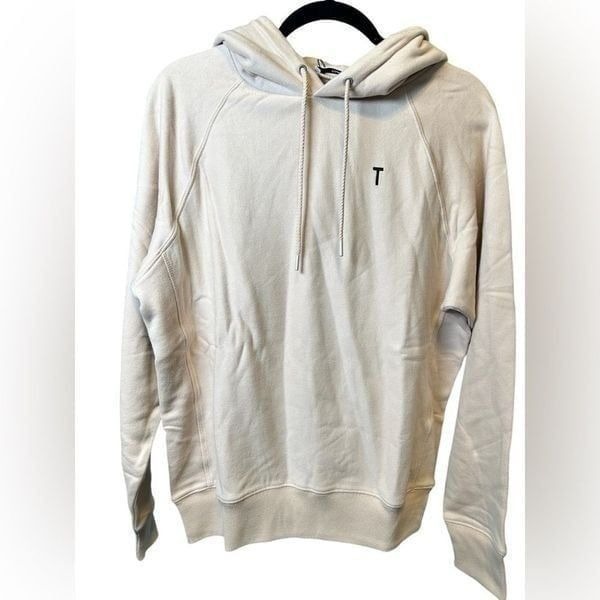 NWT Thakoon Women’s Stone Color Luxury Logo Oversized Hoodie - Size Medium
