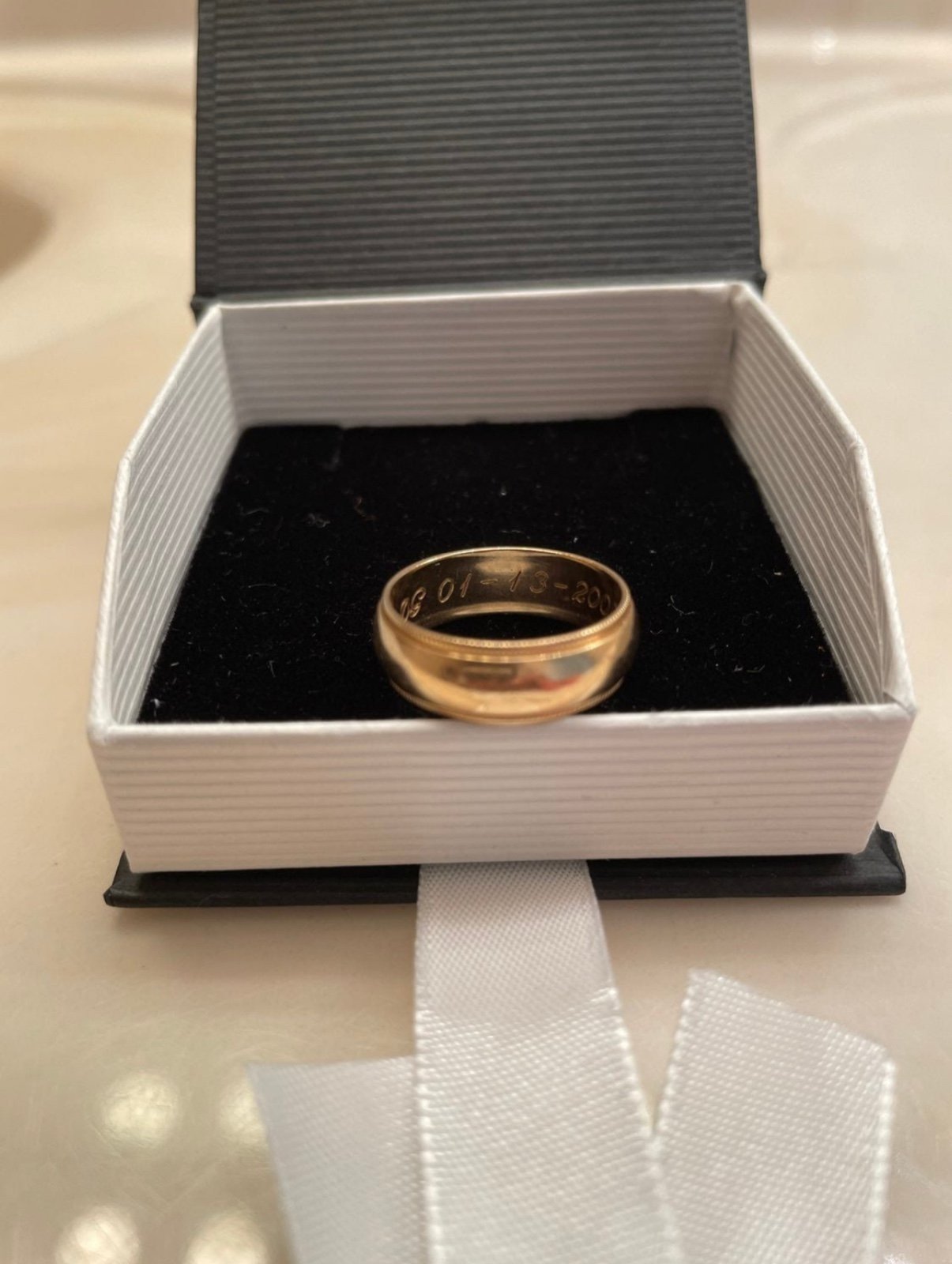 FIVE THIRTY PARK 530 Gold Block Ring Rings